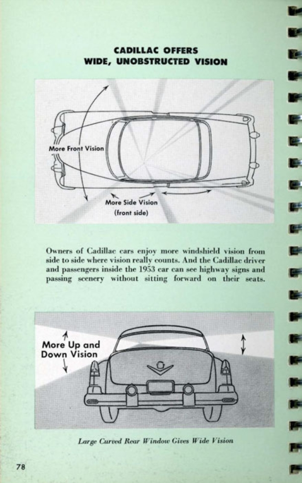 1953 Cadillac Salesmans Data Book Page 63